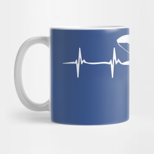 Funny Orca Heartbeat Design Killer Whale Mug